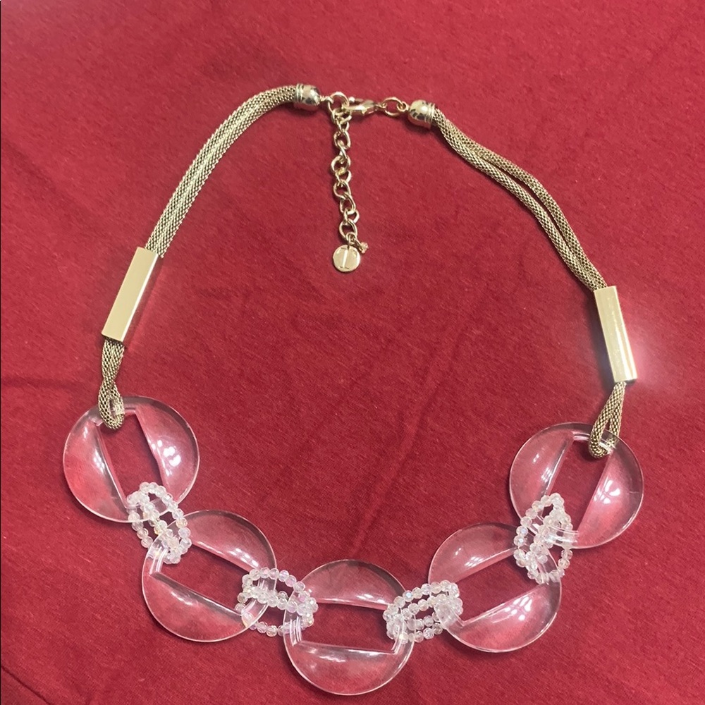 Talbots Gold and Silver Necklace with Elegant Metallic Accents